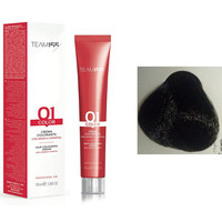 Зображення  Крем-фарба для волосся TEAM155 Color Cream (4.01 Каштановий натуральний попелястий), 100 мл, Об'єм (мл, г): 100, Колір: 4.01