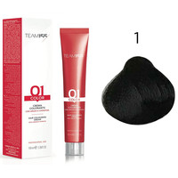 Зображення  Крем-фарба для волосся TEAM155 Color Cream (1 Чорний), 100 мл, Об'єм (мл, г): 100, Колір: 1