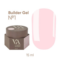 Зображення  Гель, що моделює Valeri Builder Gel 15 мл, № 01 Nude, Об'єм (мл, г): 15, Колір: 001