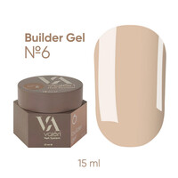 Зображення  Гель, що моделює Valeri Builder Gel 15 мл, № 06 Cacao, Об'єм (мл, г): 15, Колір: 006