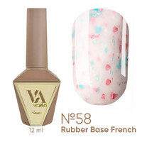 Зображення  Камуфлююча база Valeri French Base 58, 12 мл, Об'єм (мл, г): 12, Колір: 058