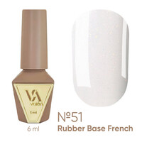 Изображение  База камуфлирующая Valeri French Base 51, 6 мл, Объем (мл, г): 6, Цвет: 051