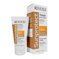 Зображення  Тонуючий крем для обличчя Золотистий тон з SPF50 Revuele Sunprotect Tinted Face Cream, 50 мл