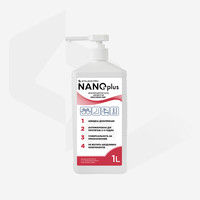 Зображення  Дезінфекційний засіб для антисептичної обробки шкіри та поверхонь STALEKS PRO NANOplus, 1000 мл