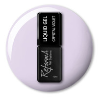 Зображення  Рідкий гель для нігтів ReformA Liquid Gel 10 мл, Crystal Violet, Об'єм (мл, г): 10, Колір: Crystal Violet