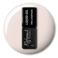 Зображення  Рідкий гель для нігтів Reform Liquid Gel 10 мл, Pink Champagne, Об'єм (мл, г): 10, Колір: Pink Champagne