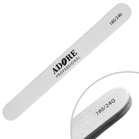 Зображення  Пилка для нігтів ADORE professional 180/240 пряма