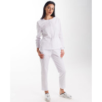 Зображення  Жіночий костюм жіночий Жаклін білий р. 40, "БІЛИЙ ХАЛАТ" 440-324-677, Розмір: 40, Цвет: білий