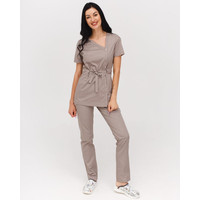 Зображення  Медичний костюм жіночий Наомі мокко р. 40, "БІЛИЙ ХАЛАТ" 331-421-679, Розмір: 40, Цвет: моко