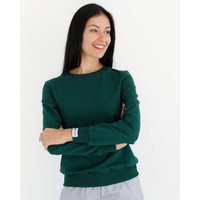 Зображення  Медичний світшот Нью-Йорк жіночий темно-зелений р. L, "БІЛИЙ ХАЛАТ" 359-430-758, Розмір: L, Цвет: темно-зелений