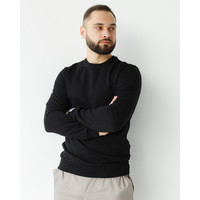 Изображение  Медицинский свитшот Нью-Йорк мужской черный р. 2XL, "БЕЛЫЙ ХАЛАТ" 360-321-758, Размер: 2XL, Цвет: черный