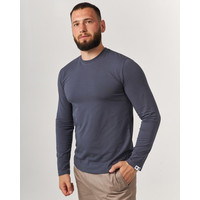 Изображение  Медицинский лонгслив мужской темно-серый р. L, "БЕЛЫЙ ХАЛАТ" 357-408-716, Размер: L, Цвет: серый