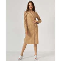 Изображение  Медицинский халат женский Моника песочный р. 50, "БЕЛЫЙ ХАЛАТ" 356-323-677, Размер: 50, Цвет: песочный