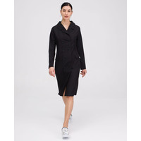 Изображение  Медицинский халат женский Моника черный р. 50, "БЕЛЫЙ ХАЛАТ" 356-321-677, Размер: 50, Цвет: черный