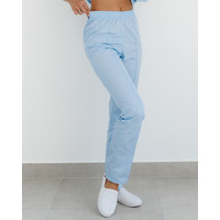 Изображение  Брюки медицинские женские лазурные р. 40, "БЕЛЫЙ ХАЛАТ" 163-462-726, Размер: 40, Цвет: лазурный