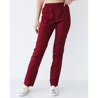 Изображение  Брюки медицинские женские марсала р. 40, "БЕЛЫЙ ХАЛАТ" 163-326-726, Размер: 40, Цвет: марсала