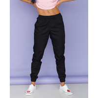 Изображение  Медицинские штаны женские джоггеры черные р. 44, "БЕЛЫЙ ХАЛАТ" 303-321-730, Размер: 44, Цвет: черный