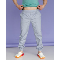 Зображення  Медичні штани чоловічі джогери сірі р. 52, "БІЛИЙ ХАЛАТ" 342-328-758, Розмір: 52, Цвет: сірий