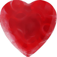 Изображение  Мыло "Сердце" Soap Stories "Большое сердце" Малина каркаде, 140 г