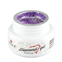 Изображение  Гель паста Atica Diamond Violet, 5 мл (баночка), Объем (мл, г): 5, Цвет: Violet