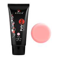 Изображение  Полигель розовый Atica Polymix Pink, 60 мл, Объем (мл, г): 60, Цвет: Pink
