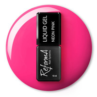 Зображення  Рідкий гель ReformA Liquid Gel Neon Pink, 10 мл (942945), Об'єм (мл, г): 10, Колір: Pink