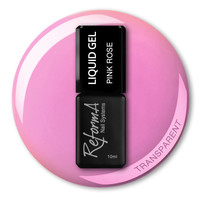 Зображення  Рідкий гель ReformA Liquid Gel Pink Rose, 10 мл (942310), Об'єм (мл, г): 10, Колір: Rose