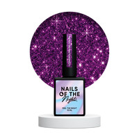 Изображение  Nails Of The Night Cocktails gel Cosmopolitan – темно-розовый светоотражающий гель-лак для ногтей, 10 мл, Объем (мл, г): 10, Цвет: Cosmopolitan