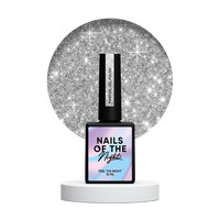 Изображение  Nails Of The Night Cocktails gel Martini – серебряный светоотражающий гель-лак для ногтей, 10 мл, Объем (мл, г): 10, Цвет: Martini