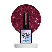 Изображение  Nails Of The Night Cocktails gel Red Mary – красный светоотражающий гель-лак для ногтей, 10 мл, Объем (мл, г): 10, Цвет: Red Mary