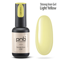 Зображення  Гель полімеризований PNB Strong Iron Gel Light Yellow, 8 мл, Об'єм (мл, г): 8, Колір: Light Yellow