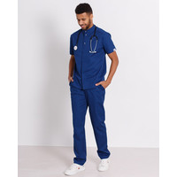 Зображення  Медичний костюм чоловічий Бостон сапфір р. 50, "БІЛИЙ ХАЛАТ" 129-360-679, Розмір: 50, Цвет: сапфір