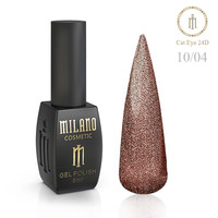 Зображення  Гель-лак Milano Effulgence Cat Eye 24D №10/04, 8 мл, Об'єм (мл, г): 8, Колір: 10/04