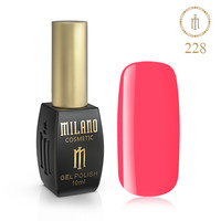 Изображение  Гель лак Milano Palette 10 №228 Оранжевая заря, 10 мл, Объем (мл, г): 10, Цвет: 228
