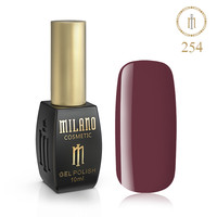 Изображение  Гель лак Milano Palette 10 №254 Каштановый Крайола, 10 мл, Объем (мл, г): 10, Цвет: 254