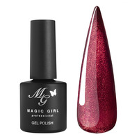 Зображення  Гель-лак Magic Girl Red Cat №3 рубіновий перламутр, 8 мл, Об'єм (мл, г): 8, Колір: 03