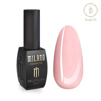 Изображение  Гель-лак Milano Nude Collection B №001, 8 мл, Объем (мл, г): 8, Цвет: 001