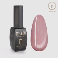 Зображення  Гель-лак Milano Nude Collection B №004, 8 мл, Об'єм (мл, г): 8, Колір: 004