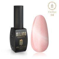 Зображення  Гель-лак Milano Cat Eyes Crystal №04, 8 мл, Об'єм (мл, г): 8, Колір: 04