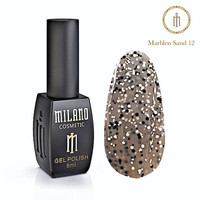 Изображение  Гель-лак Milano Marblen Sand №12, 8 мл, Объем (мл, г): 8, Цвет: 12
