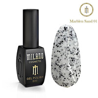 Изображение  Гель-лак Milano Marblen Sand №01, 8 мл, Объем (мл, г): 8, Цвет: 01