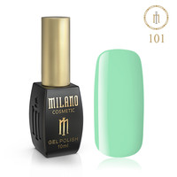 Изображение  Гель лак Milano Palette 10 №101 Зеленый лишайник, 10 мл, Объем (мл, г): 10, Цвет: 101