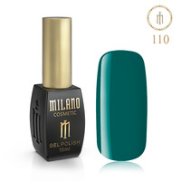 Изображение  Гель лак Milano Palette 10 №110 Зеленый мох, 10 мл, Объем (мл, г): 10, Цвет: 110
