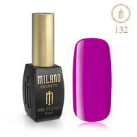 Изображение  Гель лак Milano Palette 10 №132 Темный маджента, 10 мл, Объем (мл, г): 10, Цвет: 132