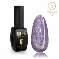 Изображение  Гель-лак Milano Glame Miracle №17, 8 мл, Объем (мл, г): 8, Цвет: 17