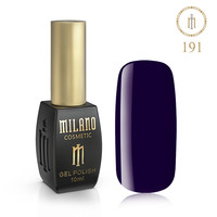 Зображення  Гель лак Milano Palette 10 №191 Кубовий, 10 мл, Об'єм (мл, г): 10, Колір: 191
