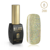 Зображення  Гель лак Milano Palette 10 №200 Конфетті голографія, 10 мл, Об'єм (мл, г): 10, Колір: 200