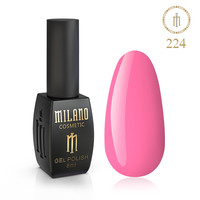 Изображение  Гель лак Milano Palette 8 №224 Фламинго, 8 мл, Объем (мл, г): 8, Цвет: 224