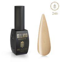Зображення  Гель лак Milano Palette 8 №246 Латте, 8 мл, Об'єм (мл, г): 8, Колір: 246