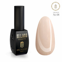 Изображение  Гель-лак Milano French №08, 8 мл, Объем (мл, г): 8, Цвет: 08